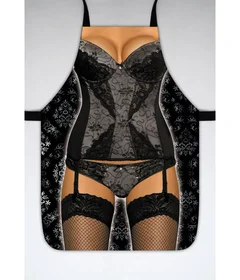 Прикольный фартуки: фартук женский - на черном